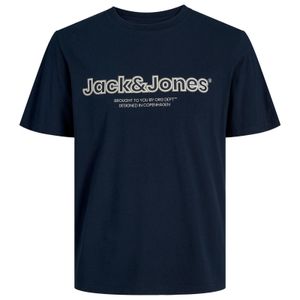 Jack&Jones XXL T-Shirt navy Labeldruck JORLAKEWOOD