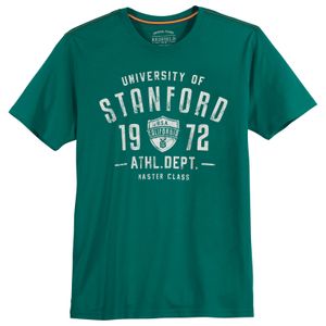 Redfield Übergrößen T-Shirt grün STANFORD