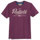 Redfield Übergrößen T-Shirt Logoprint beere