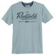 Redfield Übergrößen T-Shirt Logoprint eisblau