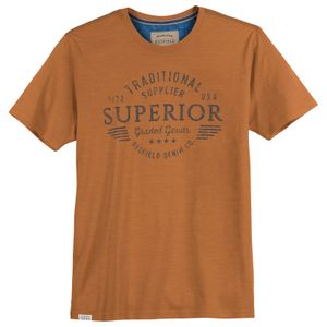 Redfield Übergrößen T-Shirt SUPERIOR zimt