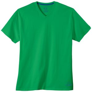 Ceceba V-Neck T-Shirt Übergröße grün
