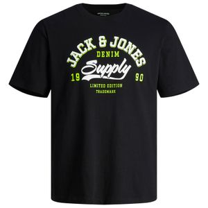 Jack&Jones T-Shirt XXL schwarz Labeldruck JJELOGO