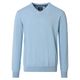 CasaModa XXL Pullover V-Neck hellblau melange