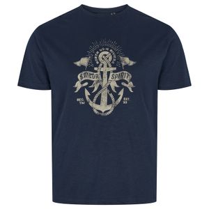 North 56°4 XXL T-Shirt navy Ankerprint maritim