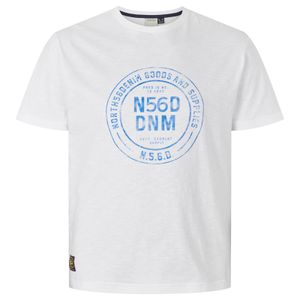 North 56°Denim XXL T-Shirt weiß Logo-Print N56DDNM 