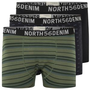 North56Denim Übergrößen Pants schwarz Alloverprint/uni