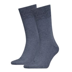 Puma Socken Classic Piquee denimblau ohne Gummi 2er-Pack 