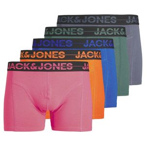 Jack&Jones 5er-Pack XXL Pants blau/pink/oliv/orange
