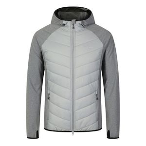 Blue Wave XXL Softshell-/Steppjacke hellgrau Leon