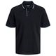 Jack&Jones XXL Poloshirt schwarz modisch JJSTEEL