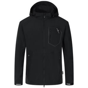 Blue Wave Übergröße Softshelljacke schwarz Louis