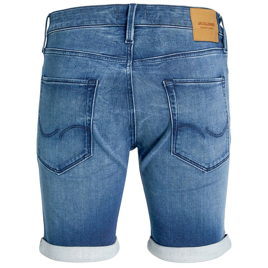 Jack & Jones JJIRICK JJFOX - Jeans Shorts - Blue Denim/light-blue Denim