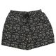 Abraxas XXL Badeshorts schwarz-weiß Totenkopf-Print