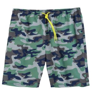 Bellonda XXL Badeshorts Camouflage Print navy-oliv