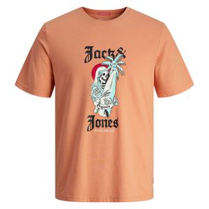 Jack&Jones XXL T-Shirt lachs Skullprint JORCOCONUT