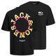 Jack&Jones XXL T-Shirt schwarz Rückenprint JORARUBA