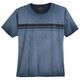 CasaModa T-Shirt XXL blau Used-Look Streifenprint