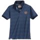 Redfield Übergrößen Poloshirt Denim-Alloverprint navy