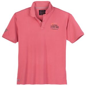 Redfield Übergrößen Poloshirt SURFING dunkelrosa