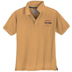 Redfield Poloshirt XXL Vintage Brusttasche currygelb