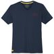 Redfield Übergrößen T-Shirt V-Neck navy Brustprint