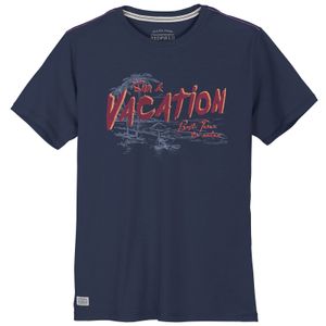 Redfield Übergrößen T-Shirt Vacation denimblau