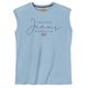 Redfield Übergrößen Muskelshirt Print Jeans hellblau