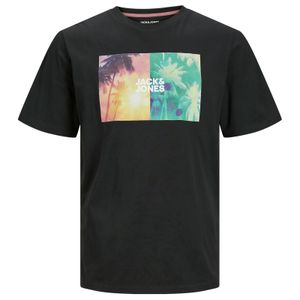 Jack&Jones XXL T-Shirt schwarz Fotoprint JJNAVIN