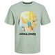 Jack&Jones XXL T-Shirt salbeigrün Fotoprint JJNAVIN