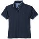 North56 XXL Stretch Poloshirt navy Kontraststreifen