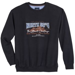 North 56°4 XXL Sweatshirt schwarz Logostickerei