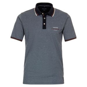 CasaModa Poloshirt Stretch blau melange modisch XXL 