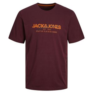 Jack&Jones XXL T-Shirt bordeaux Logoprint JJALVIS