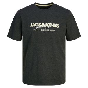 Jack&Jones XXL T-Shirt anthrazit melange Print