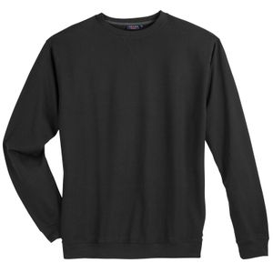 Adamo Basic Sweatshirt Kos Übergröße schwarz