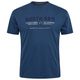 North 56°4 XXL T-Shirt Logo-Print stahlblau