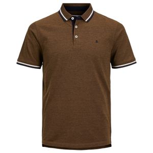 Jack&Jones Poloshirt XXL JJEPAULOS braun melange