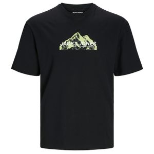 Jack&Jones XXL T-Shirt schwarz Logoprint JCOMOUNTAIN