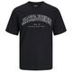 Jack&Jones XXL T-Shirt schwarz Print JJECALEB VARSITY