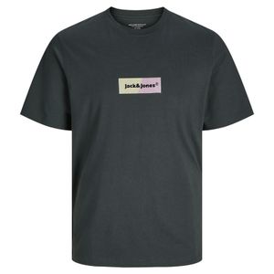 Jack&Jones XXL T-Shirt schwarzgrün JORBRONX RECTANGLE