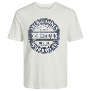 Jack&Jones XXL T-Shirt offwhite Logoprint JJJEANS