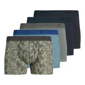 Jack&Jones 5er-Pack XXL Pants Print/navy/grau/schwarz 