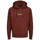 Jack&Jones Übergrößen Hoodie Mini-Print kupferbraun