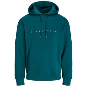 Jack&Jones XXL Hoodie Logoprint petrol JJESTAR