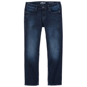 s.Oliver Übergrößen Stretch-Jeans dunkelblau Casby