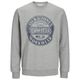 Jack&Jones XXL Sweatshirt grau melange Print JJJEANS