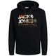 Jack&Jones XXL Hoodie Logoprint schwarz JJLUKE