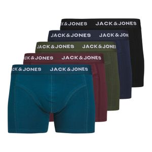 Jack&Jones 5er-Pack XXL Pants navy/bordeaux/schwarz