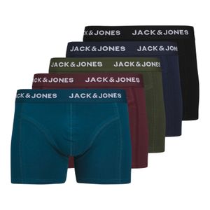 Jack&Jones 5er-Pack XXL Pants navy/bordeaux/schwarz